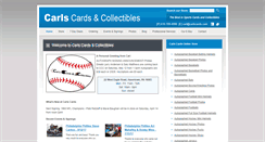 Desktop Screenshot of carlscards.com